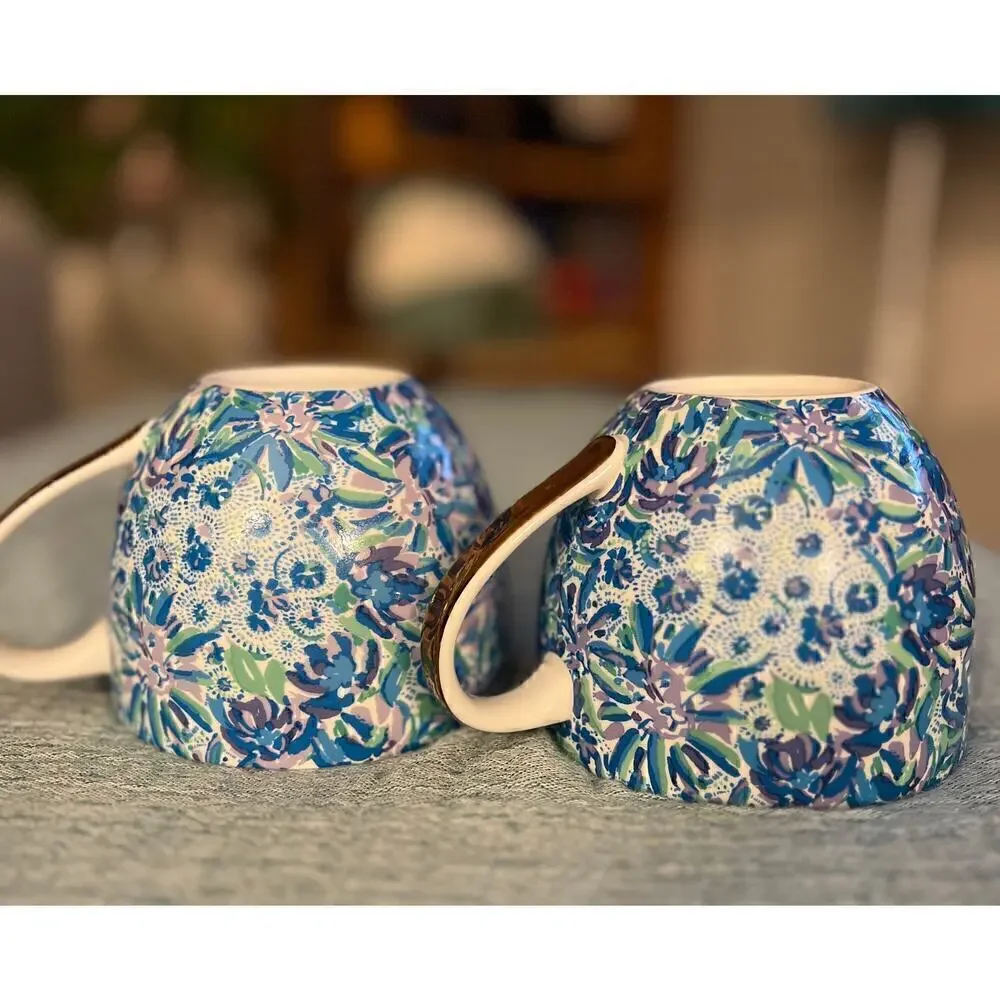 Lilly Pulitzer Coffee/Tea Mugs Set of Two